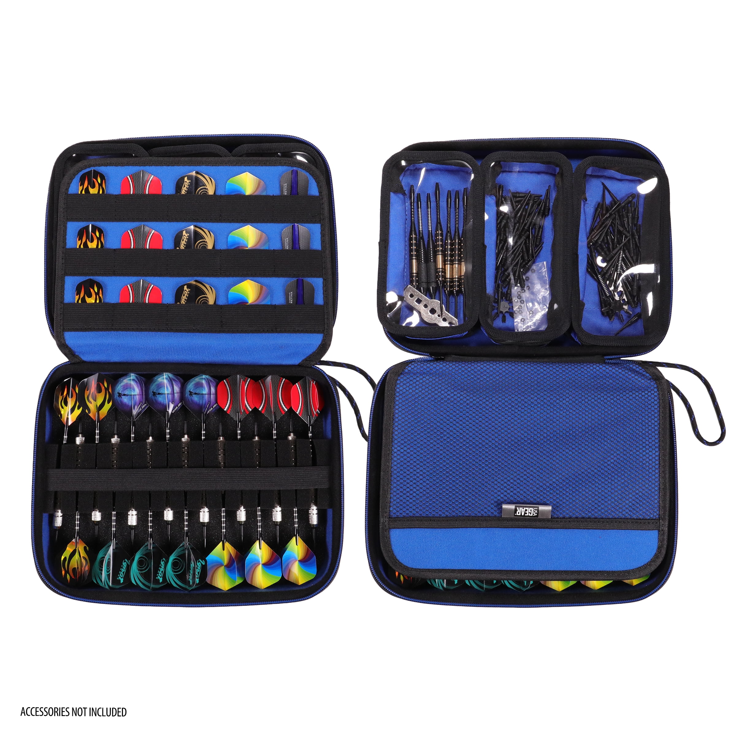 エッジスポーツ　EAMES DARTS SYSTEM CASE USA Gear XL Semi Hard Shell Dart Case - Dart Holder Room for