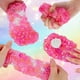 thumbnail image 4 of Slime Kit Okaybee Ocean - Cuenta con diseño de sirena (3 unidades, 100 ml), color rosa y azul, 4 of 8