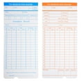 thumbnail image 3 of Yescom 50 Count Monthly Time Clock Cards Timecard for Employee Attendance Payroll Recorder, 3 of 4