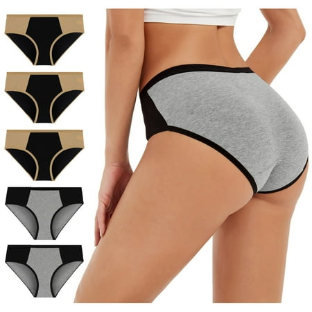 

XINSHIDE Women Lingerie Solid Color Patchwork Briefs Panties Underwear Knickers Bikini Underpants Women Underwear Sexy Seamless