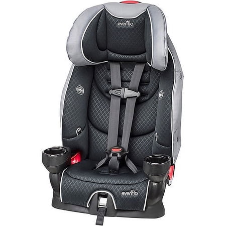 Evenflo SecureKid LX 2-in-1 Harness Booster Car Seat, Raven