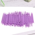 thumbnail image 3 of 200 hisopos de algodón para pestañas injertadas, microaplicadores, brochas de maquillaje, color morado, 3 of 10