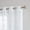 Silver Leaf, variant on Warm Home Designs Pair of Standard Length 54" x 84" Sheer White Curtains with Gold Linen Leaf Embroidery. M Linen 84