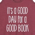 thumbnail image 3 of Instant Message - It's A Good Day For A Good Book - Women's Racerback Tank Top, 3 of 6