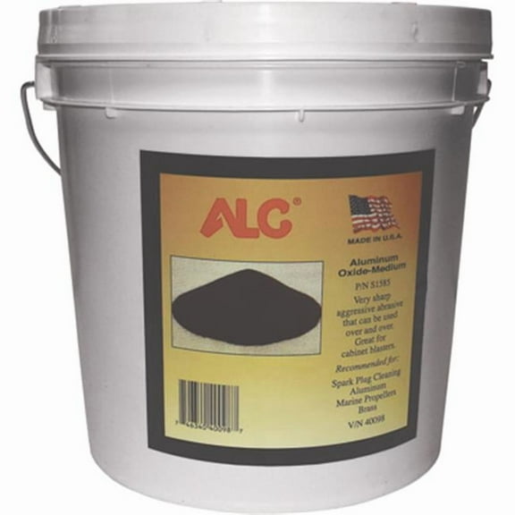 ALC Medium Aluminum Oxide Abrasive Blast Media, 25 Lbs., Model# 40098