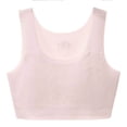 thumbnail image 5 of LRen Little Girl Bras Soft Stretchable Sports Bra Girl Wireless Bralette Solid Color Bralette with Built-In Pads Teen Yoga Crop Top, 5 of 8