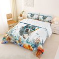thumbnail image 2 of Homewish White Siberian Husky Queen Comforter Set,Seaweed Seashell Comforter Sets Queen,Coastal Theme Decor,Reversible,3-Piece,1 Comforter and 2 Pillowcases, 2 of 7