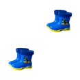 thumbnail image 4 of Wosthever Manténgase a la moda Botas de lluvia impermeables Antideslizantes y lindas Botas de lluvia cómodas Zapatos ligeros Azul [felpa añadida] 30.1 2Conjunto, 4 of 6