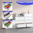 thumbnail image 5 of Pouseayar 4 Drawers Lateral Metal File Cabinet with Lock for Legal/Letter/A4/F4 Size White, 5 of 10