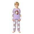 thumbnail image 2 of Halloween Family Pajamas Set Long Sleeve Crew Neck, Soft Matching Halloween Pajamas with Ghost Bike Pumpkin Print, Playful Family Halloween Pajama Set Sleepwear, 2 of 7