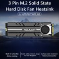 thumbnail image 1 of Disipador de calor Kuymtek TEUCER 3Pin M.2 SSD ventilador de disco duro Almohadillas térmicas de silicona, 1 of 8