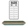 thumbnail image 4 of Turquoise Wooden Planks Rustic Table Runners Modern Home Kitchen Dining Tablecloths Wedding Party Table Decoration Table Runner, 4 of 5