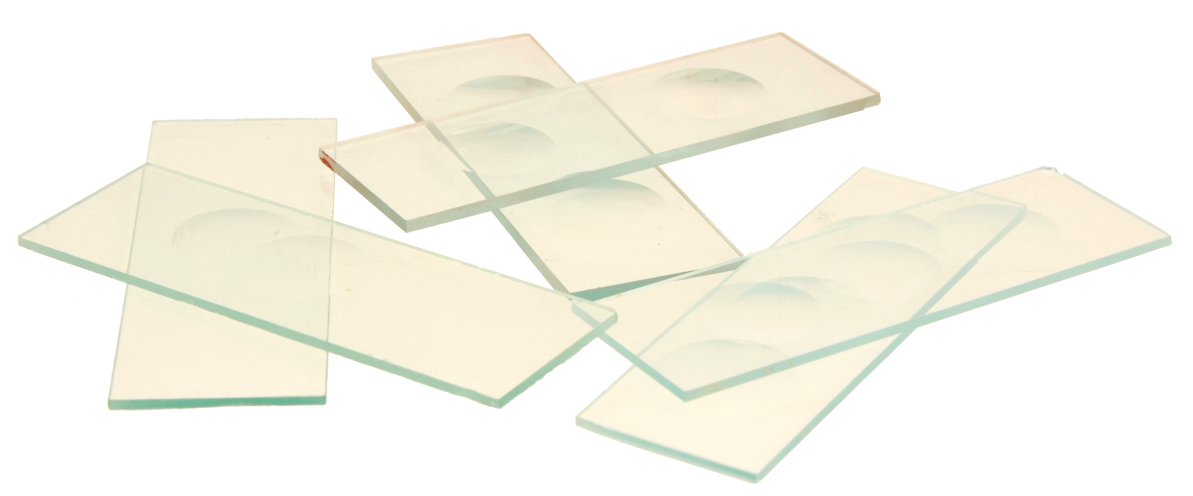 Eisco Labs Concavity Microscope Slides, Triple Concavity, Pack of 50
