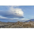 thumbnail image 2 of Paulson, Don 32x23 Black Ornate Wood Framed with Double Matting Museum Art Print Titled - CA, Sierra Nevada Clouds over the Alabama Hills, 2 of 4
