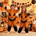 thumbnail image 2 of Kids Halloween Costumes Boys Girls Long Sleeve Zip Up Jumpsuit Romper Halloween Clothes, 2 of 7