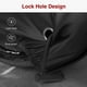 thumbnail image 4 of Puroma Funda para bicicleta impermeable al aire libre, cubierta para bicicleta, lluvia, sol, rayos UV, polvo, viento, con orificio de bloqueo para bicicleta eléctrica de carretera de montaña XL (negro, 4 of 7