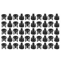 Uxcell 5mm LED Holder Light Emitting Diode Holder Clip LED Bulb Socket Panel LED Mounting Bracket Lamp Holders 50pcs