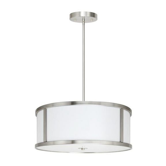 Miseno FLPL1013BN 20 in. 3-Light Medium E-26 Pendant, Brushed Nickel
