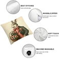 thumbnail image 6 of nygtbtfer Pillow Cushion Covers Flower Decorations Pillow Case Happy for Sofa White, 6 of 7