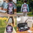 thumbnail image 3 of Pzuqiu Cherry Blossom Axolotl Kids Backpack for Girls 4 Piece School Bookbag with Lunch Box Lightweight School Bag for Girls 10-12 Backpack with Pencil Case Water Bottle Holder, 3 of 7