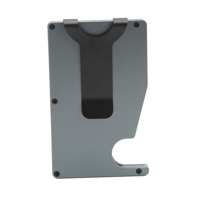 Tarjetero antirrobo, tarjetero de aleación de aluminio, caja de metal para tarjetas de crédito, tarjetero de aleación de aluminio, multifuncional