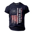 thumbnail image 2 of sususu 250th Anniversary US Shirt, America 250 Anniversary Shirts,United States 250 Years Since 1776 2026 Crew Neck Tshirt for Men Navy XS, 2 of 4
