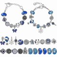 thumbnail image 1 of Xmas Advent Calendar Bracelets Xmas Countdown Calendar DIY Jewelry Making Kit with with 22 Charm Beads and 2 Bracelet Chains, 1 of 4