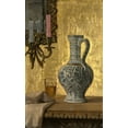 thumbnail image 2 of Bacher, Otto H 16x24 Black Ornate Wood Framed with Double Matting Museum Art Print Titled - Pitcher and a Glass on a Table, 2 of 4