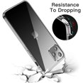 thumbnail image 2 of Compatible with iPhone 11 pro max Case, IBAOLEA Clear Slim Soft Full Coverage Protective TPU Silicone Cell Phone Case Pink for iPhone 11 Pro Max (6.5 inch) Clear, 2 of 5