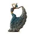thumbnail image 1 of FLhrweasw Pavo Real Danza Arte Esculturas Artesanía Artesanía Resina para La Habitación Del (Cobre), 1 of 9