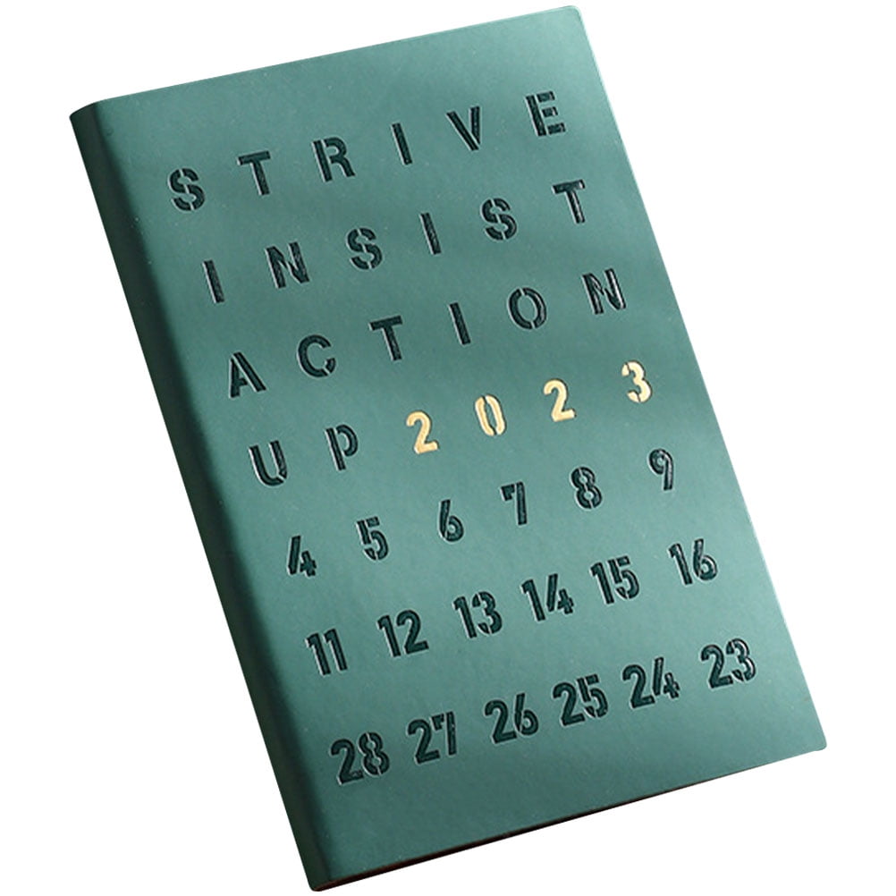 UPOUART Efficient Planner Calendar for Work and Study Decor with Side Month Index and Bookmark