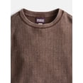 thumbnail image 2 of Weekend Academy Boy's Washed Thermal Tee with Long Sleeves, Sizes 4-18, 2 of 3