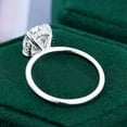 thumbnail image 4 of Silvago Jewel Diamond solitaire Ring Lab Created - Oval Cut Excellent 2.1 Ct Diamond Engagement Rings - Silver 14K White Gold Over Ring - Solo Stone Wedding Diamond Rings - Solitaire Diamond Rings, 4 of 9