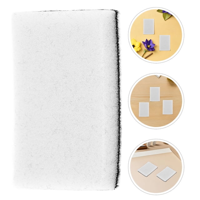 ETHZZLE 20Pcs Ink Blending Sponge Tool Refills White Foam Pads for DIY Card Making and Craft Projects