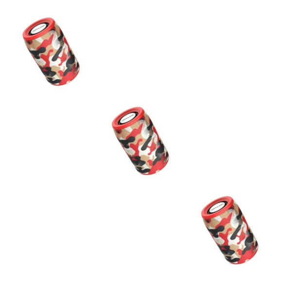 Seitruly Altavoz inalámbrico Estéreo Al aire libre Bajo Subwoofer Radio Reproductor de música Altavoces Fiesta en casa Laptop Tablet Red Camo Type1 NO1