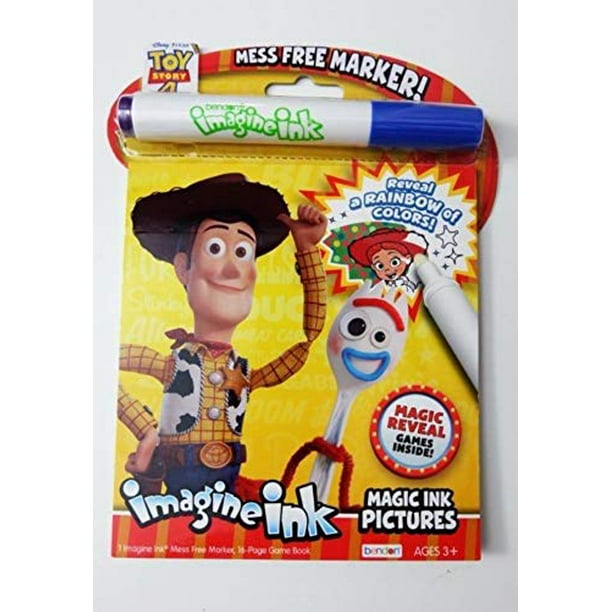 Bendon 44557 Toy Story 4 Imagine Ink Magic Ink Coloring Book
