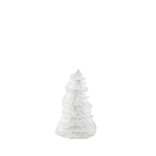 Natural Festive Feather Christmas Tree - 12" White Farmhouse or Fall Decor