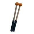 thumbnail image 4 of 2x Classic Silicone Drumsticks, Cymbal Mallets, Hand Percussion Mallets for , Professional And Beginner Percussion Orange, 4 of 9