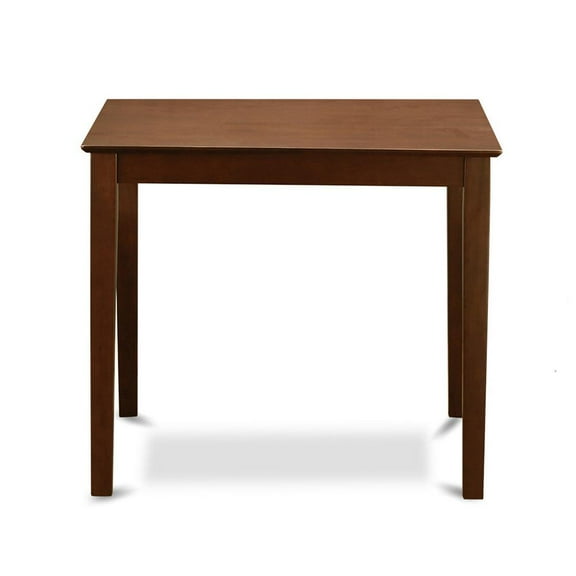 East West Furniture Vernon 36" Square Wood Dining Table in Mahogany