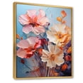 thumbnail image 2 of Designart "Multicolored Acrylic Red Orchids in Representation II" Floral Floater Framed Wall Decor, 2 of 7