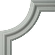 10 1/2"W x 10 1/2"H Seville Panel Moulding Corner (matches moulding PML01X00SE)