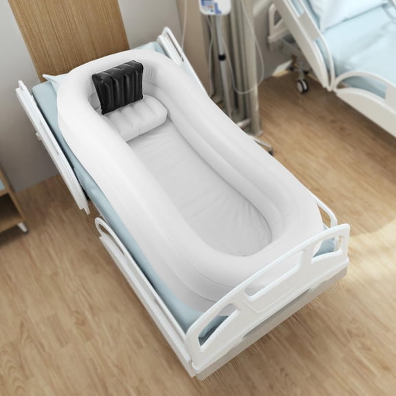 Portable Inflatable Bathtub for Adults, PVC Shower Bathtub, Inflatable Bathtub with Electric Air Pump for The Elderly, Pregnant Women, Patients for Home or Hospitals