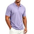 thumbnail image 2 of Polo Shirts for Men Lightweight Short Sleeve Button Collar Casual Golf Tee, 2 of 6