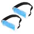 thumbnail image 1 of 2x almohadillas de enfriamiento almohadillas de enfriamiento gel frío frío comprimir enfriamiento, lesiones, contusiones, dolor de muelas Fernando Paquetes de hielo de gel para la cabeza reutilizables, 1 of 8