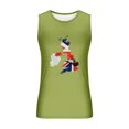 thumbnail image 3 of Tanques para Hombre de Verano Solto Chaleco Impresión Deportivo Cuello Redondo, Casual sin Mangas para Diario, Negocios Y Al Aire Libre, 3 of 3