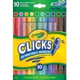 thumbnail image 1 of Crayola Clicks Retractable Markers 10 Count, 1 of 5