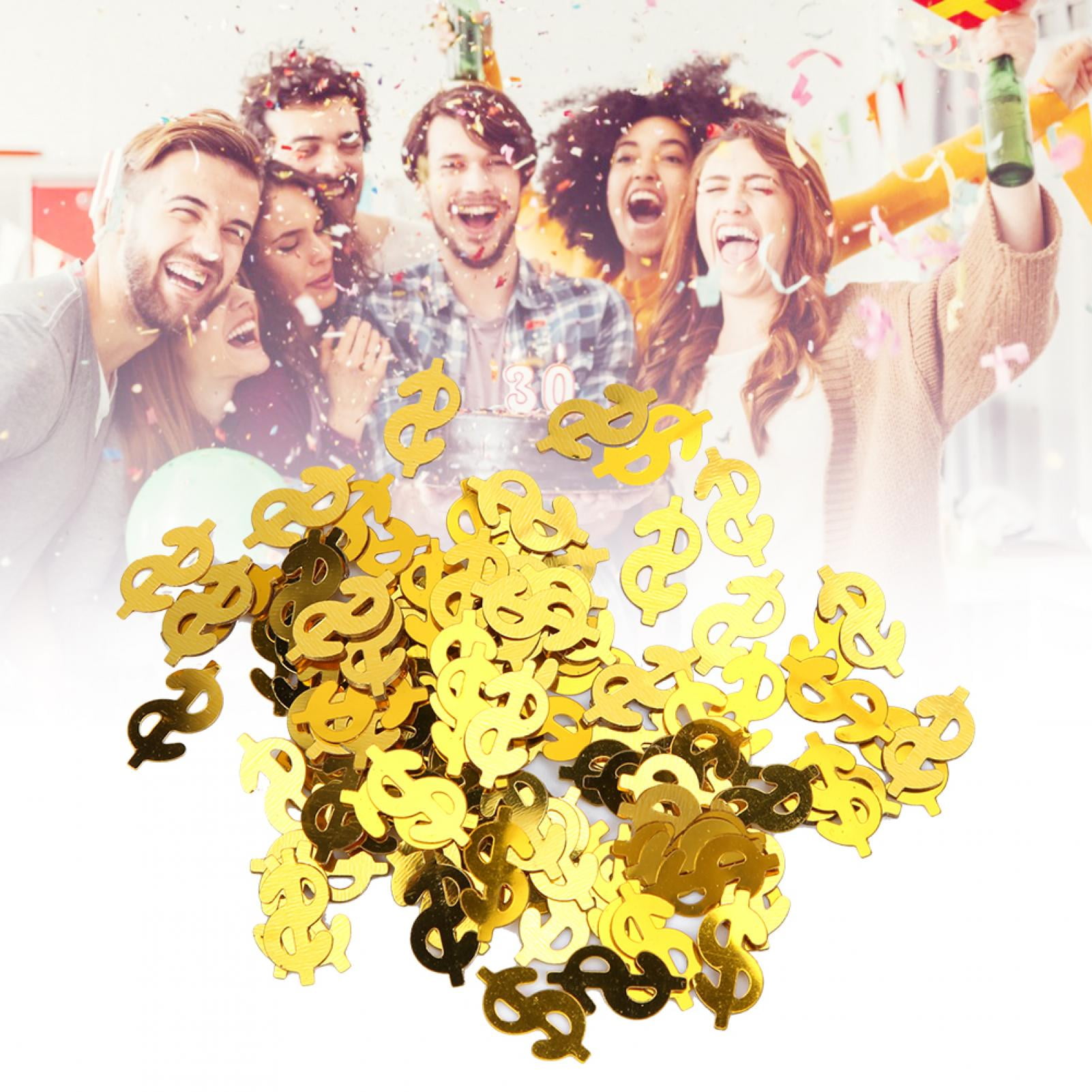 Haofy 60g Dollar Sign Shaped Throwing Confetti Table Scatters Wedding