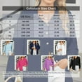 thumbnail image 3 of Cuteduck Women Fall Button Up Shirt Solid Color Long Sleeve Lightweight Business Casual Top with Pocket S-2XL, 3 of 7