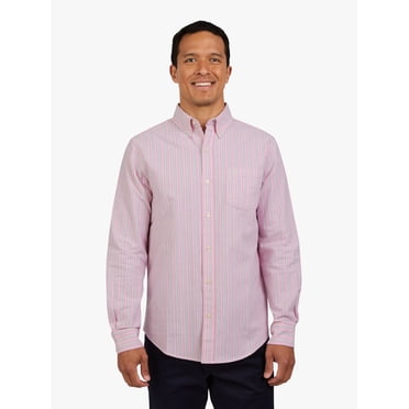 Chaps Men's and Big Men's Seacoast Wash Long Sleeve Oxford Woven Shirt, Sizes S-3XL