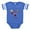 Royal Blue, variant on - Big BROTHER Twins - Cute Infant Baby Football Bodysuit